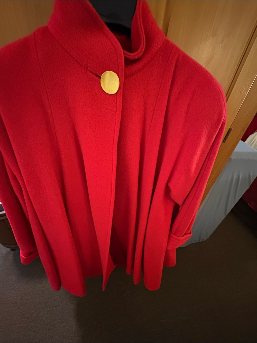 VTG London Fog Pure Wool Swing Coat - Size 6 (Fits Medium/Large Oversized)